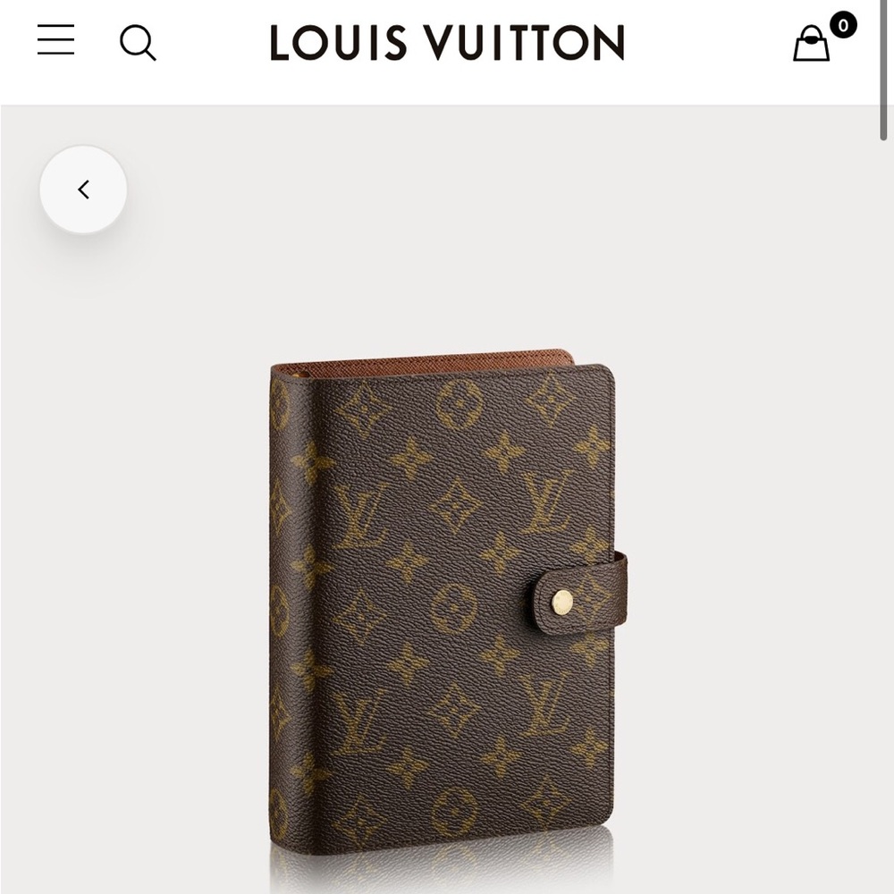 Louis Vuitton Medium 6 Ring Agenda Cover
